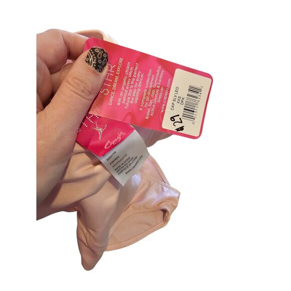 Future Star by Capezio Girls Sz XXS Ballet Dance Leotard Light Pink NEW - Picture 2 of 3